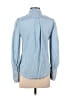 FRAME 100% Tencel Blue Long Sleeve Button-Down Shirt Size XS - photo 2