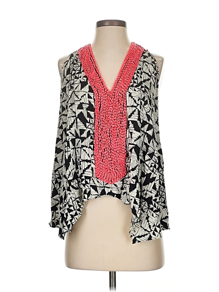 Pre-owned T-bags Los Angeles Sleeveless Blouse In Black