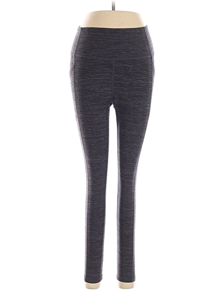 Pre-owned Victoria's Secret Pink Yoga Pants In Gray