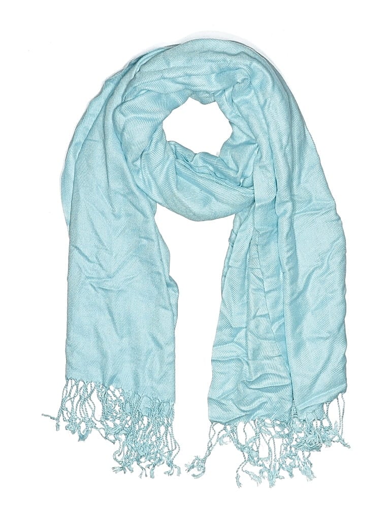 Pre-owned Unbranded Scarf In Blue