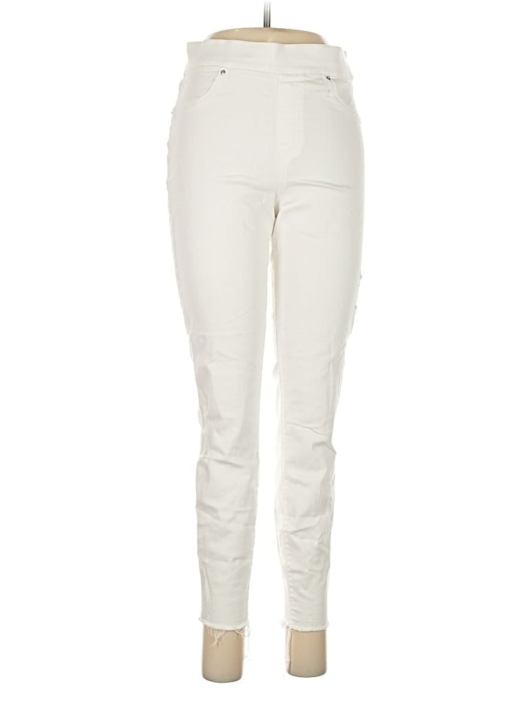Pre-owned Spanx Jeggings In White
