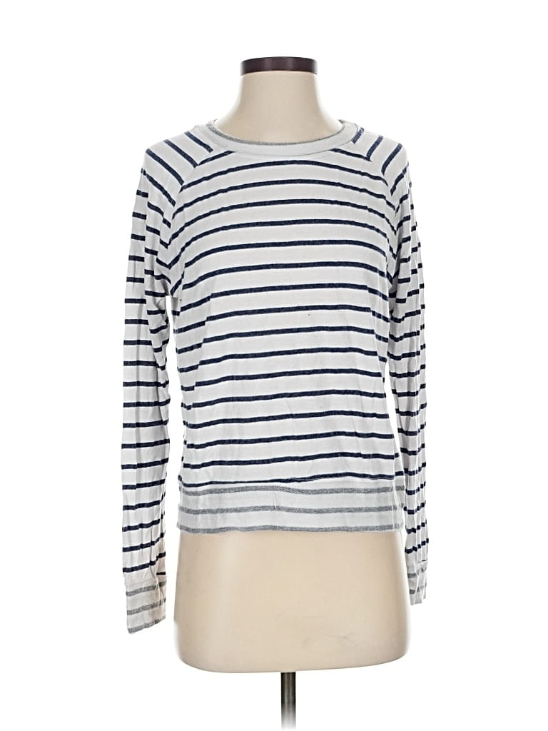 Pre-owned Harlowe & Graham Long Sleeve T-shirt In Silver