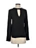 BCBGMAXAZRIA 100% Polyester Black Long Sleeve Blouse Size XS - photo 1