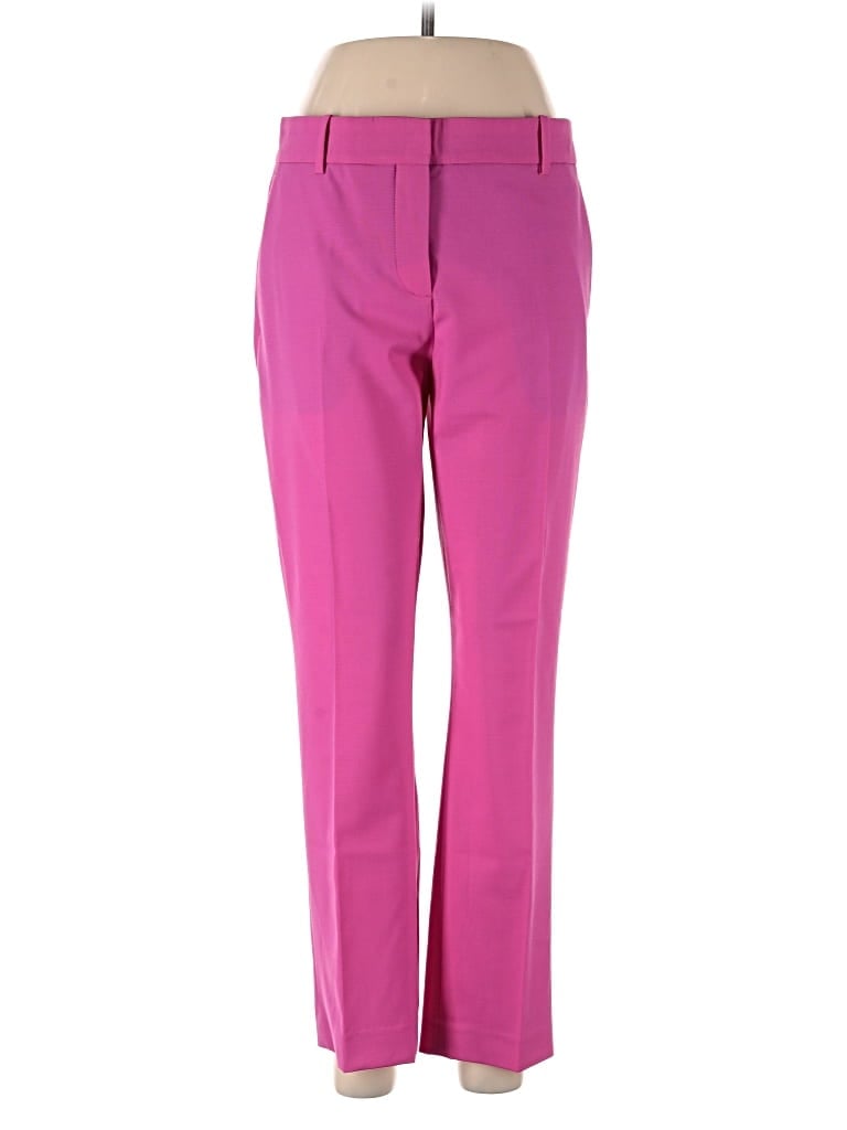 Pre-owned Theory Wool Pants In Pink