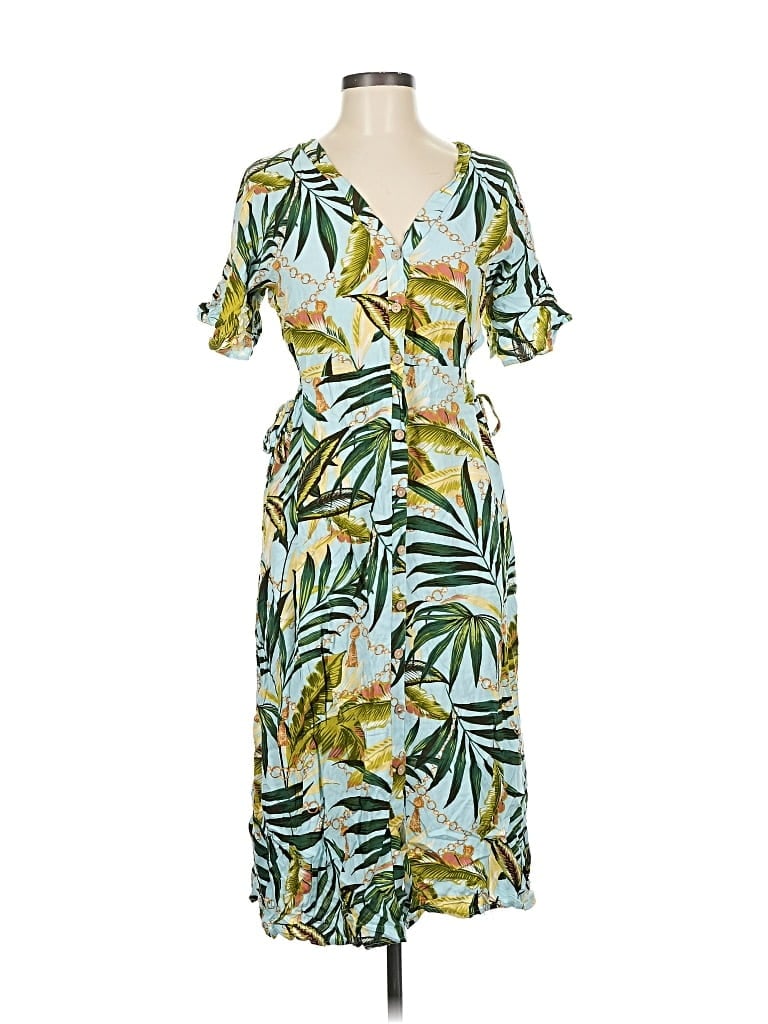 Pre-owned Liberty Love Casual Dress In Green