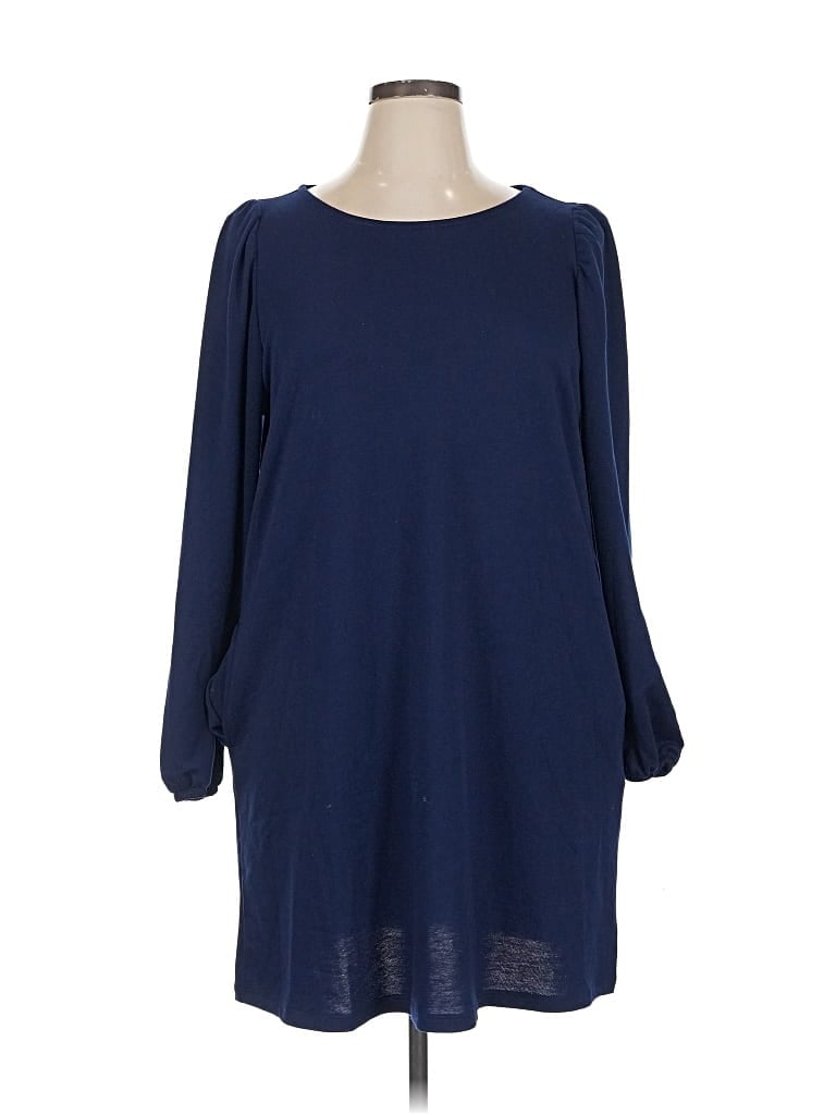 Pre-owned Crown & Ivy Casual Dress In Blue