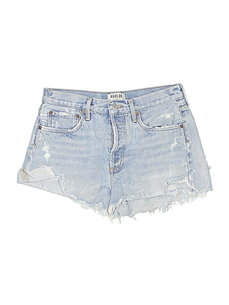 Pre-owned Agolde Denim Shorts In Blue