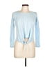 Assorted Brands Blue 3/4 Sleeve T-Shirt Size L - photo 1