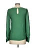 J.Crew Green Long Sleeve Blouse Size 00 - photo 2
