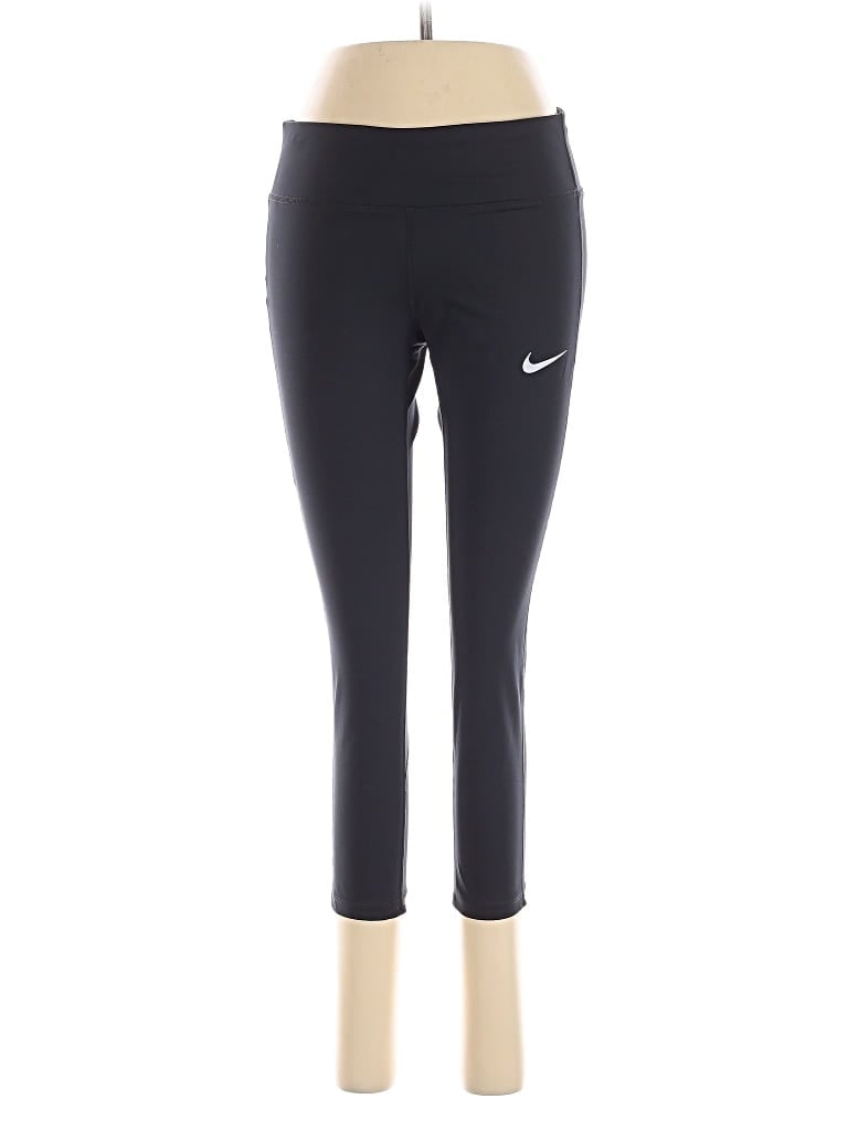 Pre-owned Nike Active Pants In Black