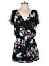 Charlotte Russe Floral Black Romper Size S - photo 1