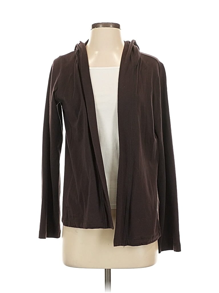 Pre-owned Eileen Fisher Cardigan Sweater In Brown