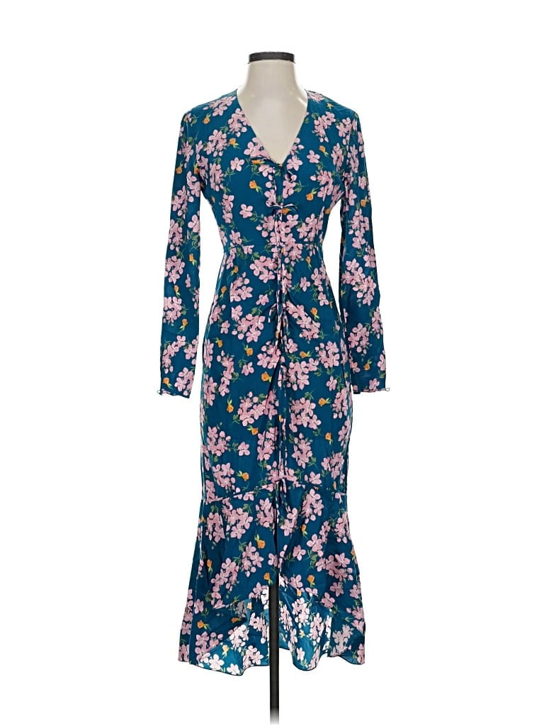 Pre-owned Intermix Casual Dress In Blue