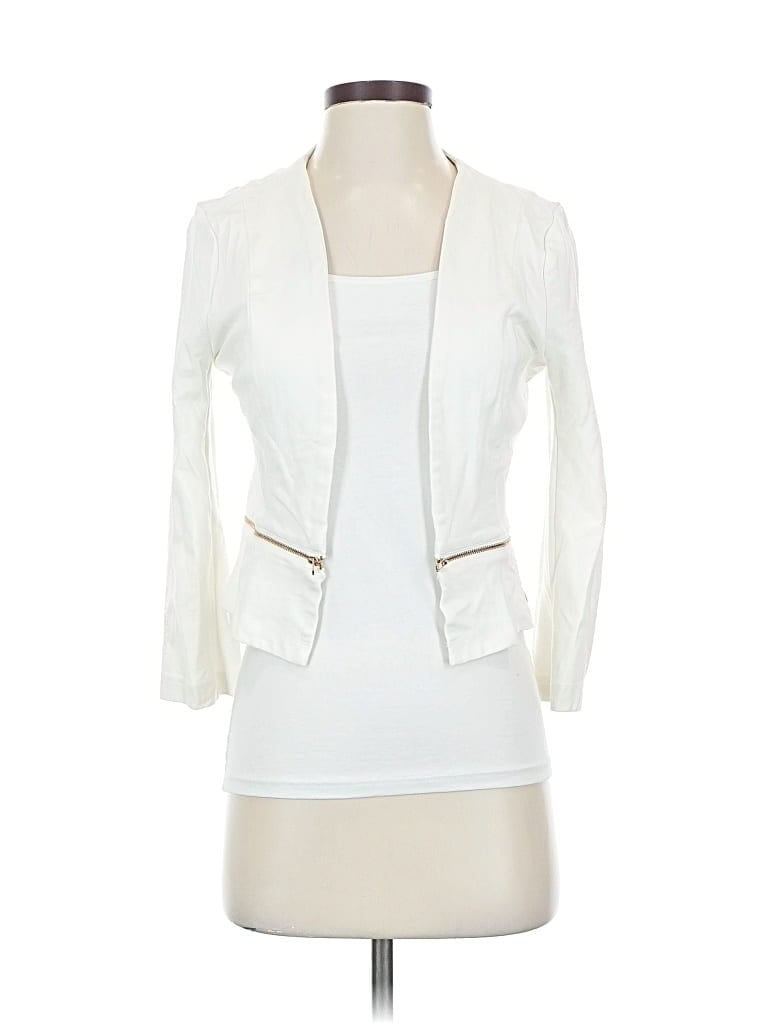 Pre-owned Guess Jacket In White