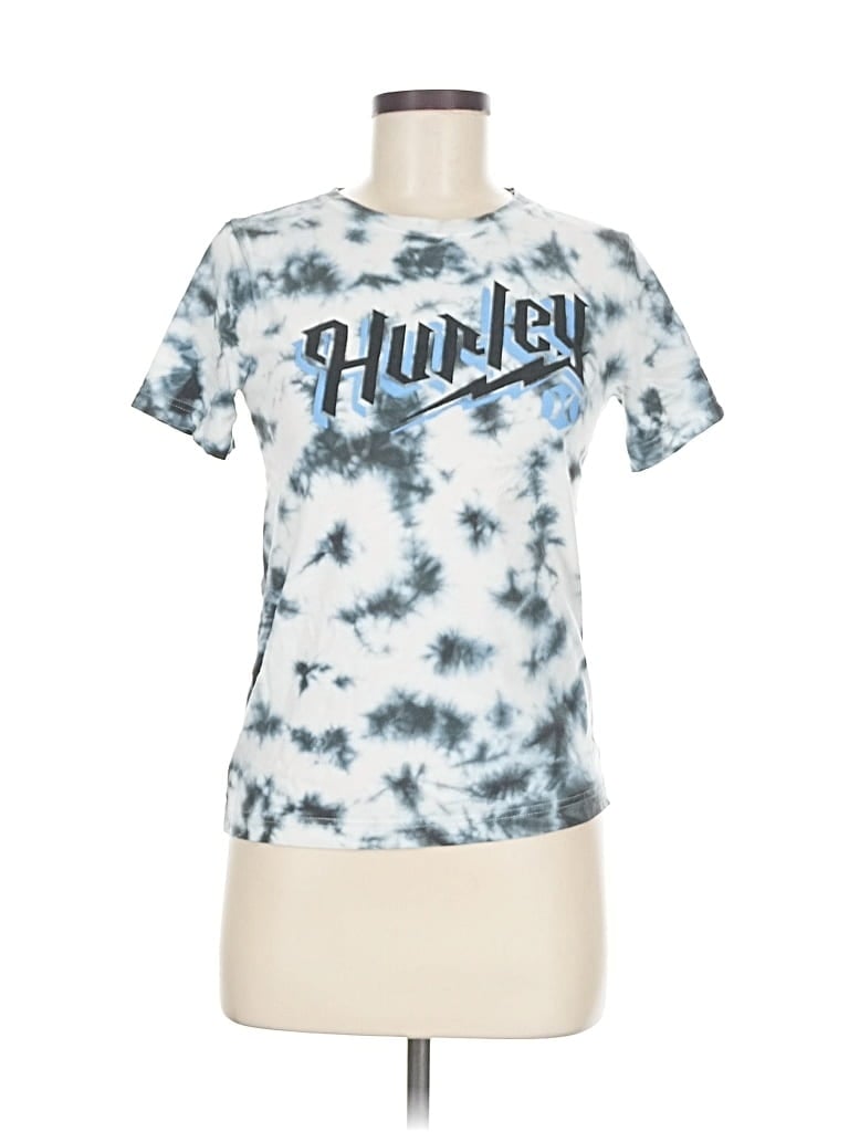 Pre-owned Hurley Short Sleeve T-shirt In White