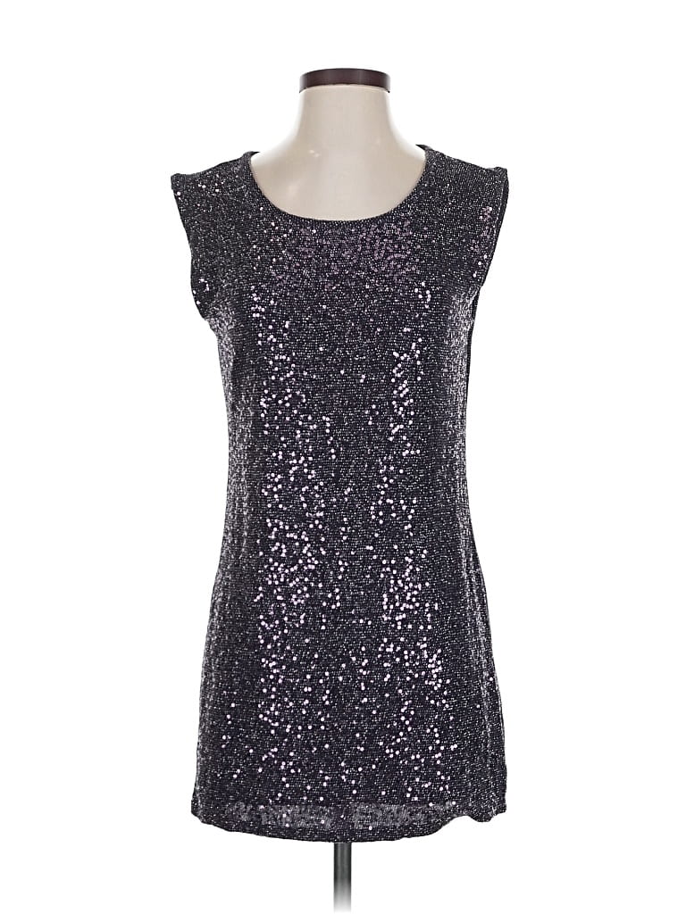 Pre-owned Express Cocktail Dress In Silver
