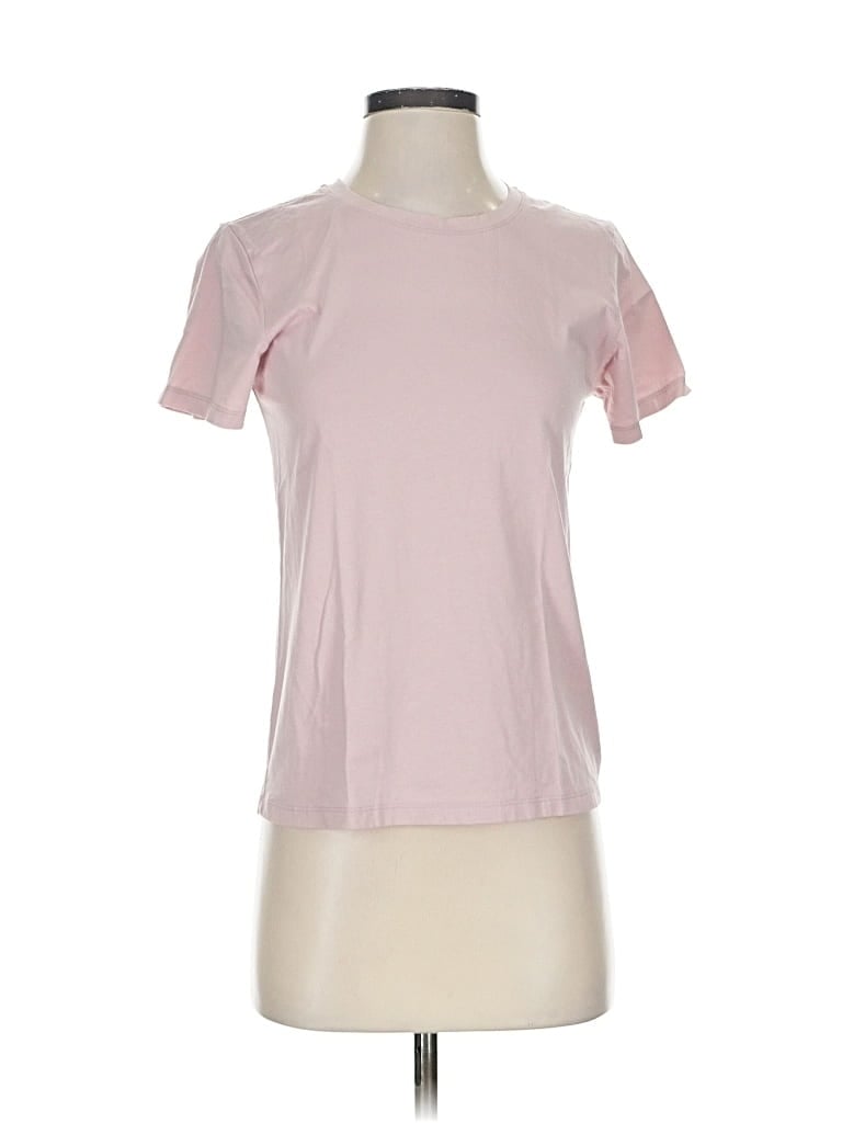 Pre-owned Uniqlo Short Sleeve T-shirt In Pink