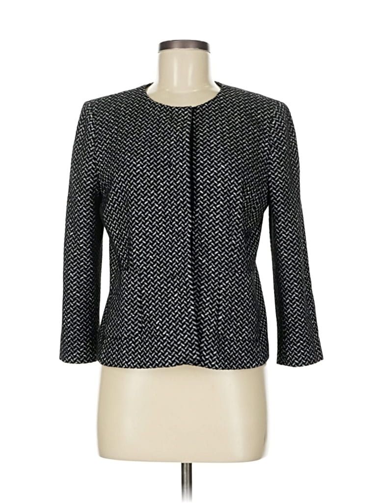 Pre-owned Ann Taylor Blazer Jacket In Black
