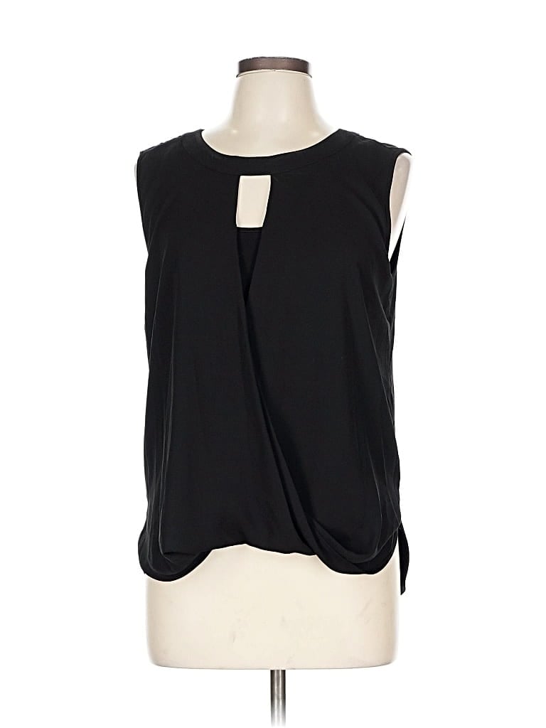 Pre-owned 41hawthorn Sleeveless Blouse In Black