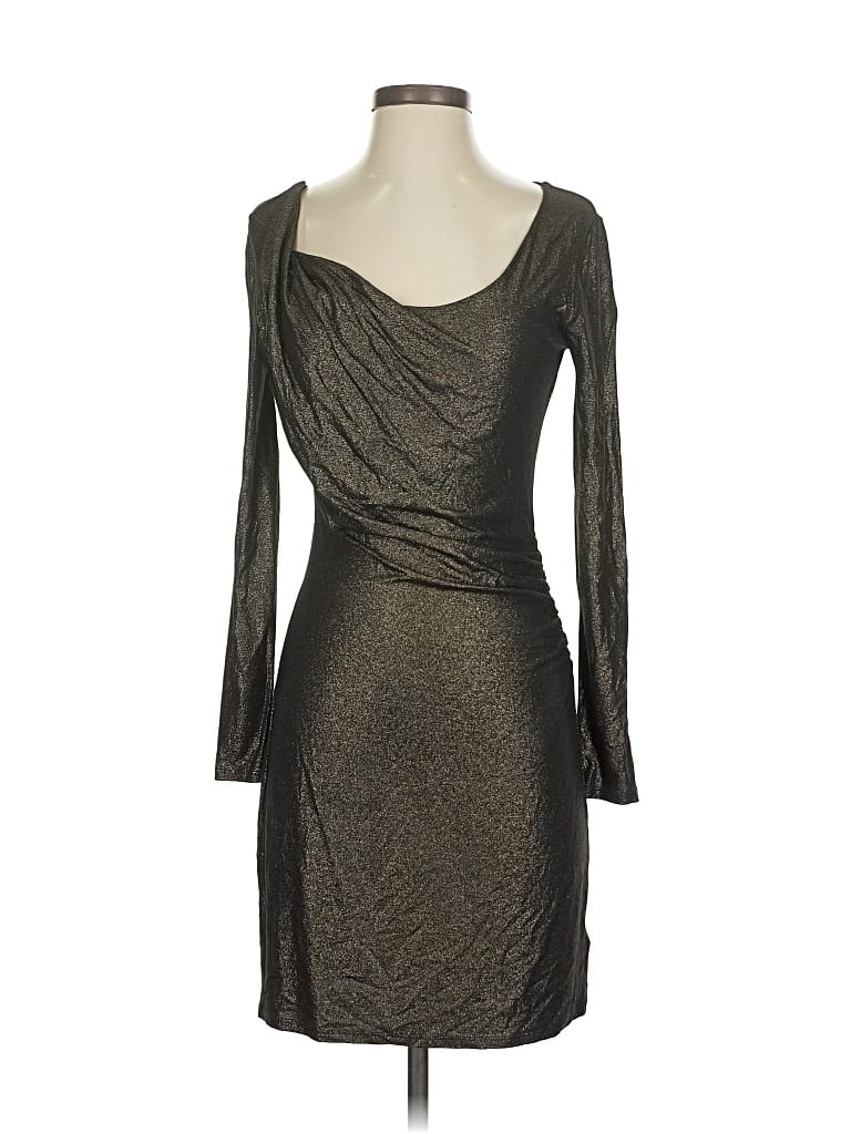 Pre-owned Three Dots Cocktail Dress In Gray