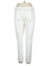 Bass 100% Cotton Chevron-herringbone Ivory White Jeans Size 14 - photo 2