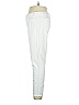 Bass 100% Cotton Chevron-herringbone Ivory White Jeans Size 14 - photo 5