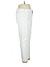 Bass 100% Cotton Chevron-herringbone Ivory White Jeans Size 14 - photo 4