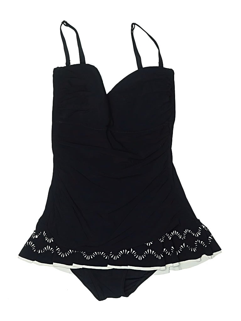 Pre-owned Profile By Gottex One Piece Swimsuit In Black