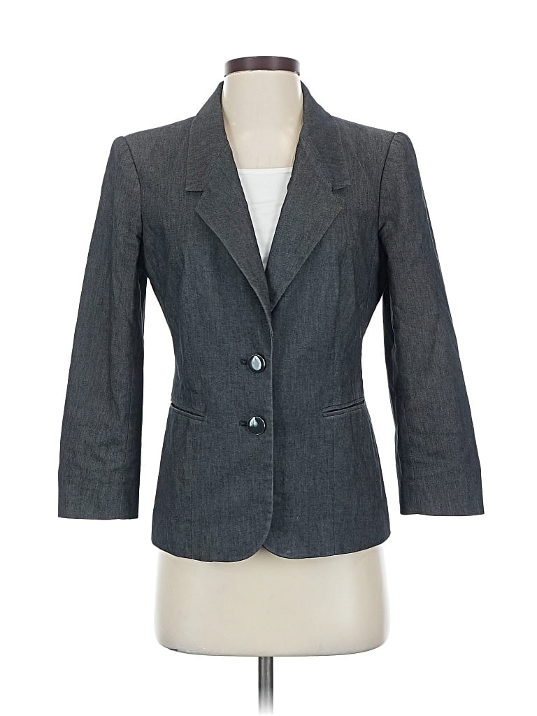 Pre-owned The Limited Blazer Jacket In Gray