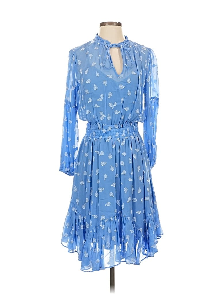 Pre-owned Shoshanna Casual Dress In Blue