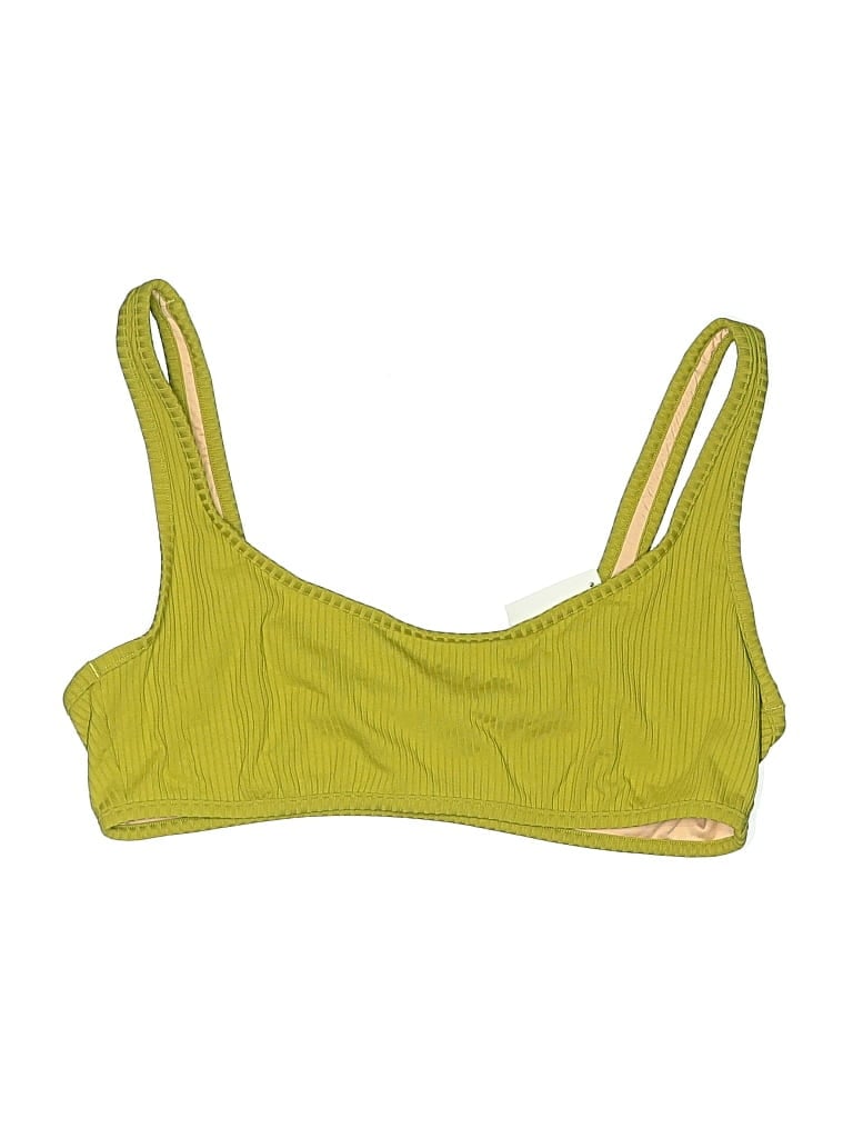 Madewell Swimsuit Top Green Swimwear