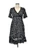 Assorted Brands Polka Dots Black Casual Dress Size 8 - photo 1