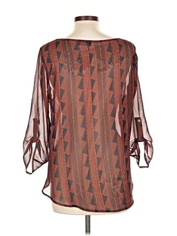 papermoon designed exclusively for Stitch Fix 3/4 Sleeve Blouse (view 2)