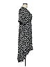 Assorted Brands Polka Dots Black Casual Dress Size 8 - photo 4