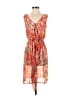 Ronen Chen Paisley Orange Cocktail Dress Size 4 (0) - photo 1