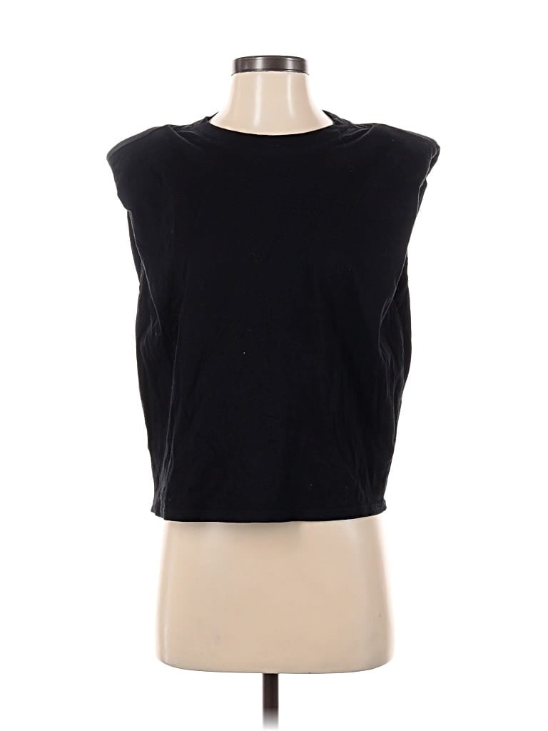 Pre-owned Babaton Sleeveless T-shirt In Black