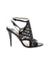 Gianni Marra 100% Leather Black Heels Size EU 37 1/2 - photo 1
