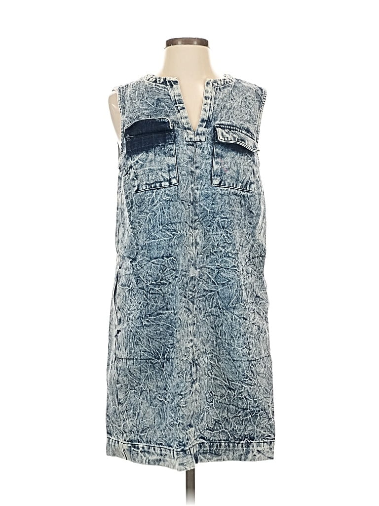 Pre-owned Who What Wear Casual Dress In Blue