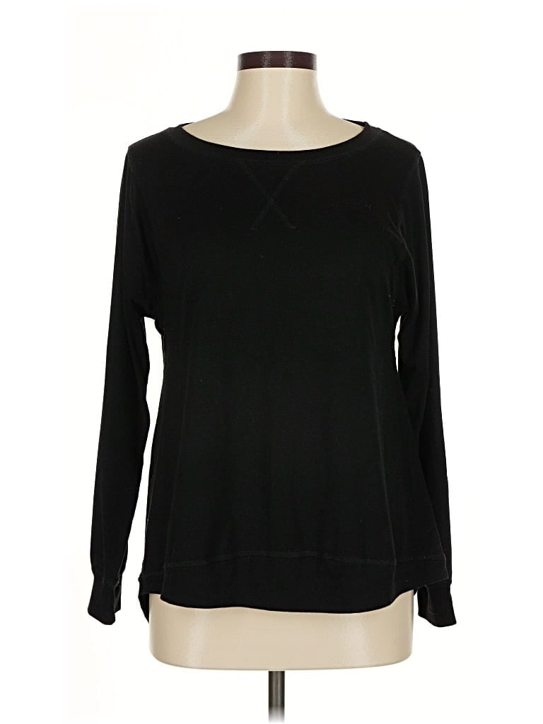 Pre-owned Unbranded Long Sleeve T-shirt In Black