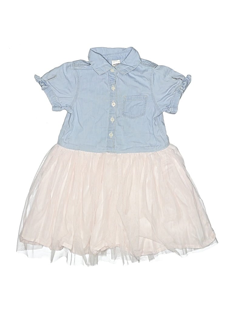 Pre-owned Oshkosh B'gosh Kids' Dress In Blue