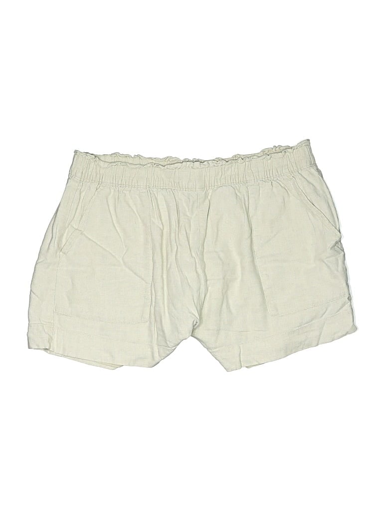 Pre-owned Abercrombie & Fitch Khaki Shorts In White