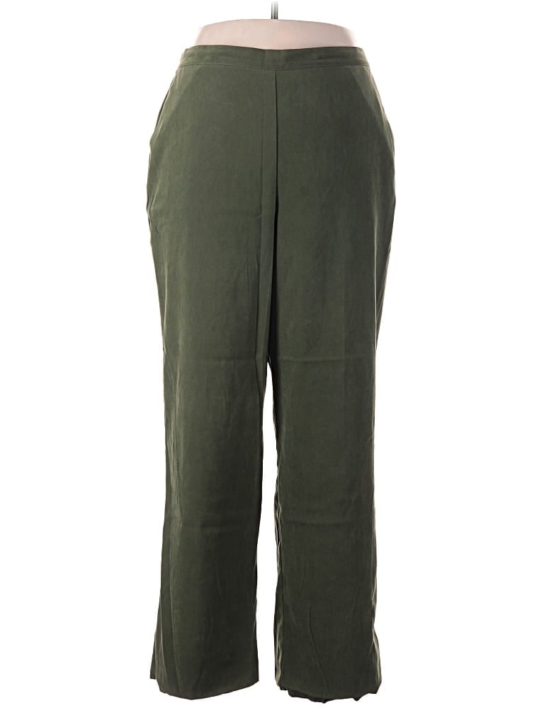 Pre-owned Alfred Dunner Casual Pants In Green
