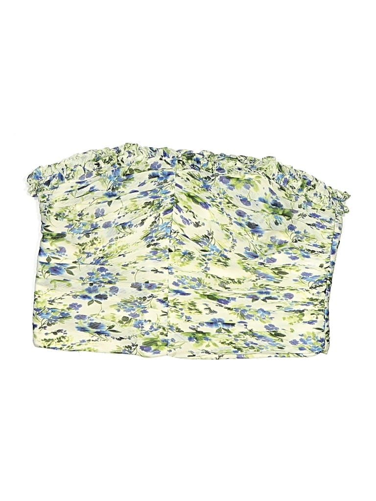 Pre-owned Mng Tube Top Ivory Strapless Neckline Tops In White