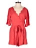 Jun & Ivy Solid Red Romper Size XS - photo 1