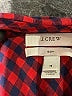 J.Crew Plaid Red Long Sleeve Button-Down Shirt Size 4 - photo 3