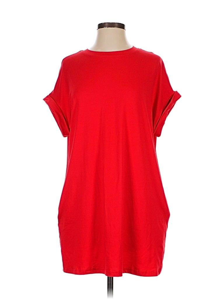 Pre-owned Shein Casual Dress In Red