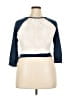 Unbranded Blue 3/4 Sleeve Top Size XXL - photo 2