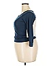 Unbranded Blue 3/4 Sleeve Top Size XXL - photo 5