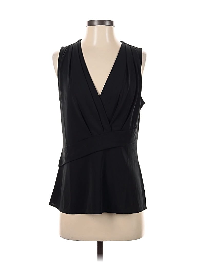Pre-owned Banana Republic Sleeveless Blouse In Black