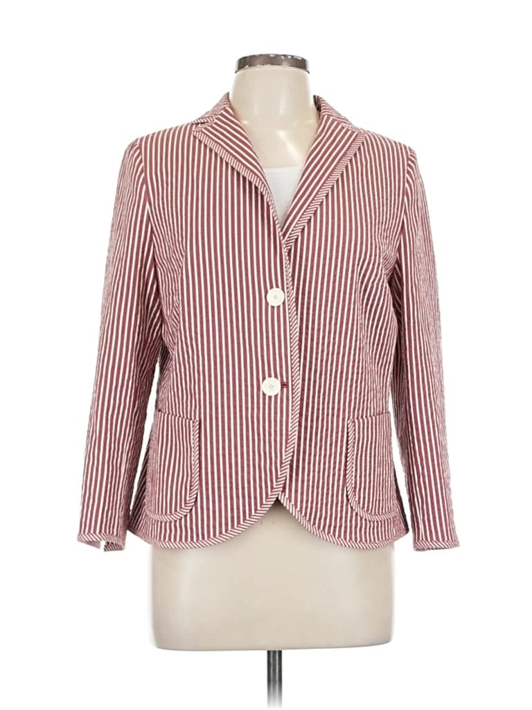 Pre-owned Akris Punto Blazer Jacket In Red